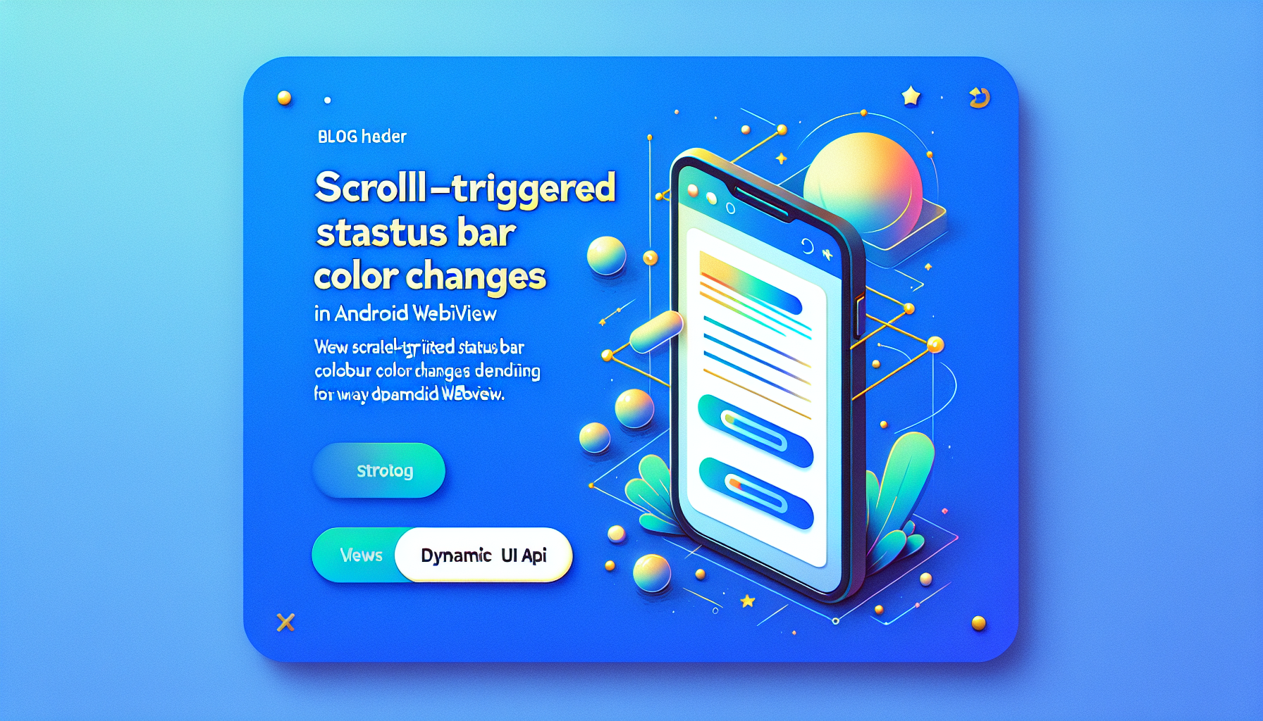 Scroll-Triggered Status Bar Color Changes in Android WebView with ...